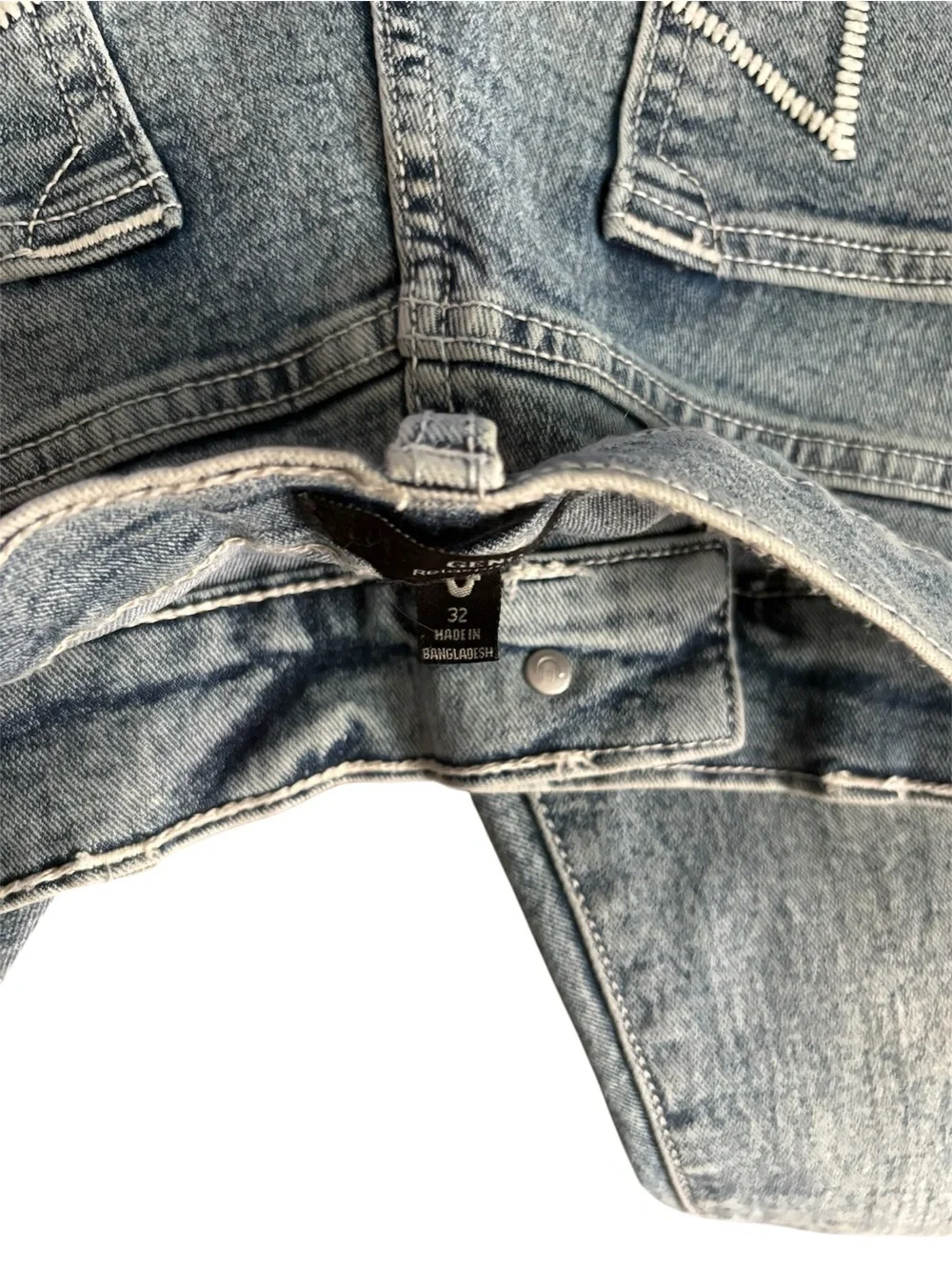 True Religion Men's Light Wash Slim Jeans